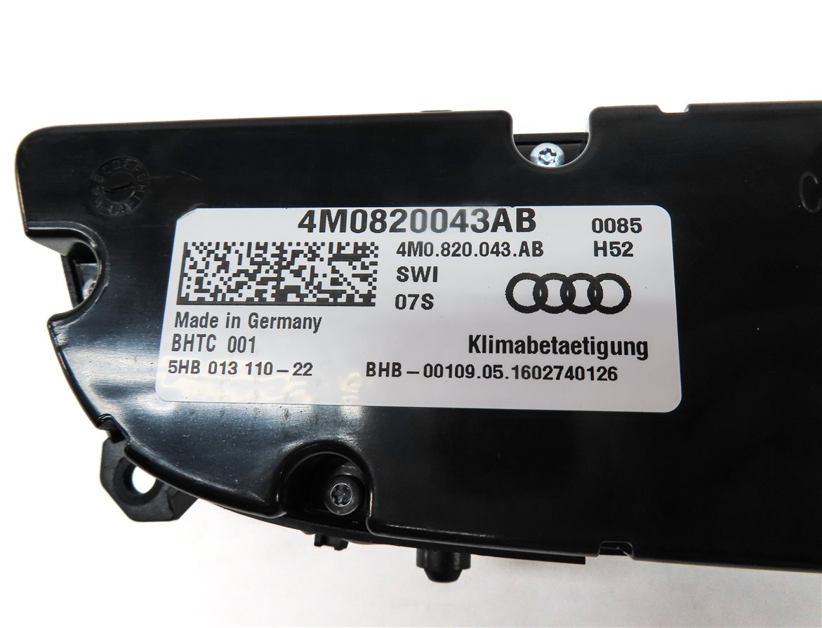 Thumbnail 6: 2017-2019 AUDI Q7 (4M) FRONT HEATER A/C TEMPERATURE CLIMATE CONTROL PANEL