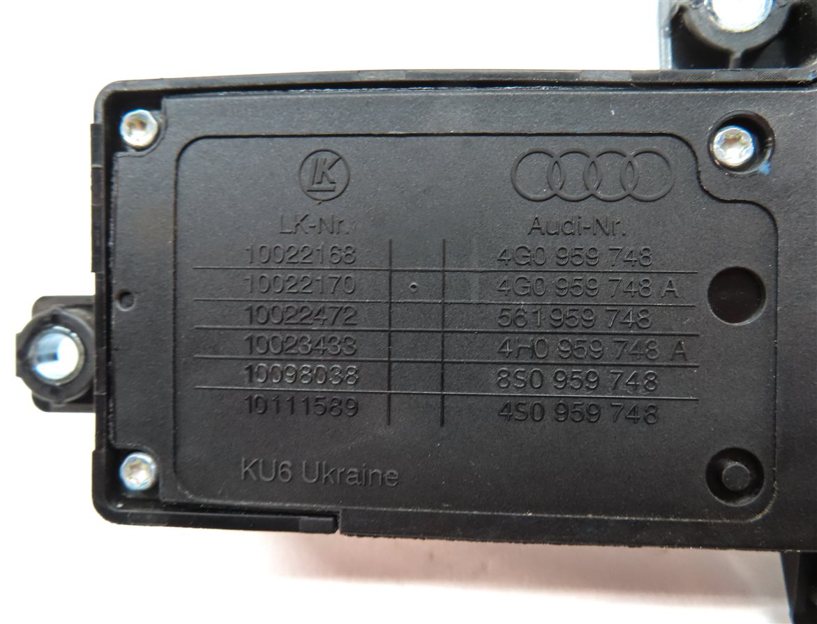 Thumbnail 10: 2017 AUDI Q7 (4M) FRONT RIGHT PASSENGER SEAT POSITION LUMBAR ADJUST SWITCH SET/2