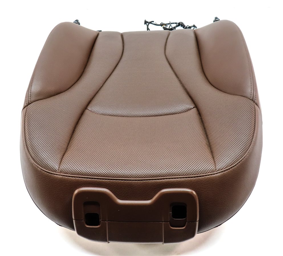 Thumbnail 4: 17 AUDI Q7 4M FRONT RIGHT PASSENGER UPPER HEATED VENTED MEMORY SEAT BACK (BROWN)