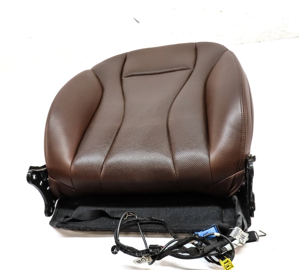 Thumbnail 2: 2017 AUDI Q7 (4M) FRONT LEFT DRIVER UPPER HEATED VENTED MEMORY SEAT BACK (BROWN)