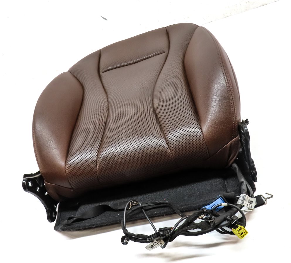 Thumbnail 3: 2017 AUDI Q7 (4M) FRONT LEFT DRIVER UPPER HEATED VENTED MEMORY SEAT BACK (BROWN)