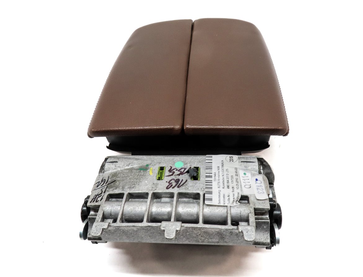 Thumbnail 5: 2017-2019 AUDI Q7 (4M) FRONT CENTER CONSOLE COMPARTMENT ARMREST LID (BROWN)