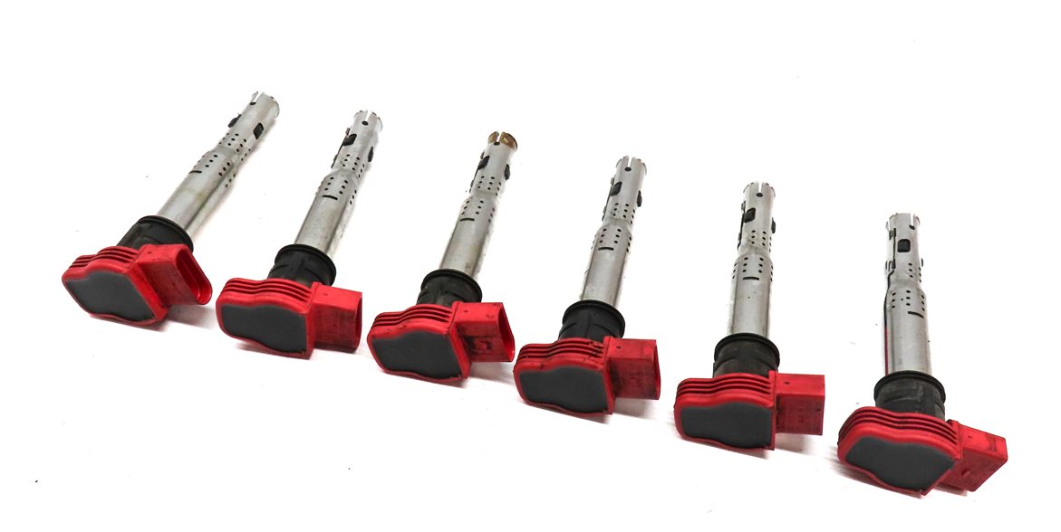 Thumbnail 1: 2005-2017 AUDI A4 S4 A5 S5 A6 S6 A7 A8 Q5 SQ5 Q7 R8 S8 - IGNITION COIL SET 6