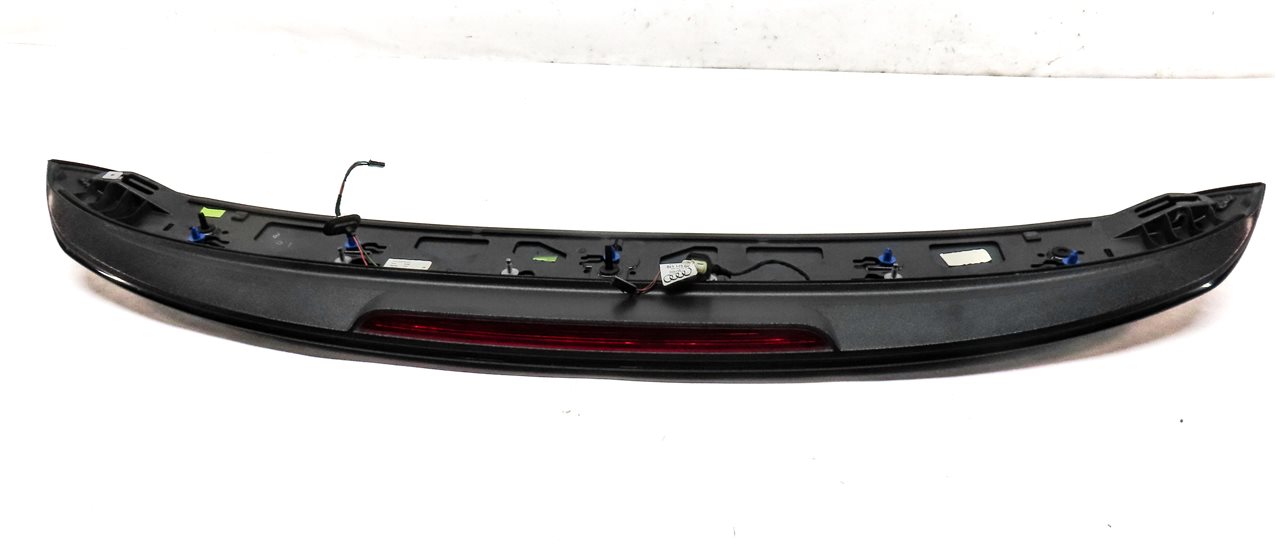 Thumbnail 5: 17-22 AUDI Q7 (4M) REAR TRUNK SPOILER WING w/ 3rd BRAKE LIGHT (BLACK)