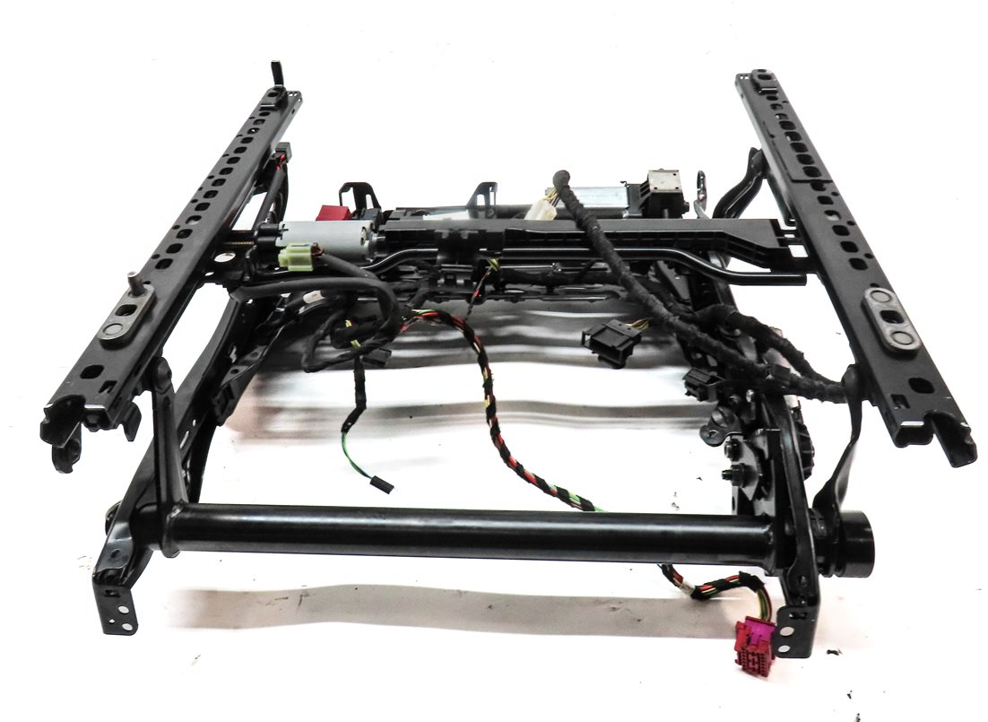 Thumbnail 7: 2017-2020 AUDI Q7 (4M) LEFT FRONT DRIVER SEAT TRACK w/ MOTORS (VENTED / MEMORY)