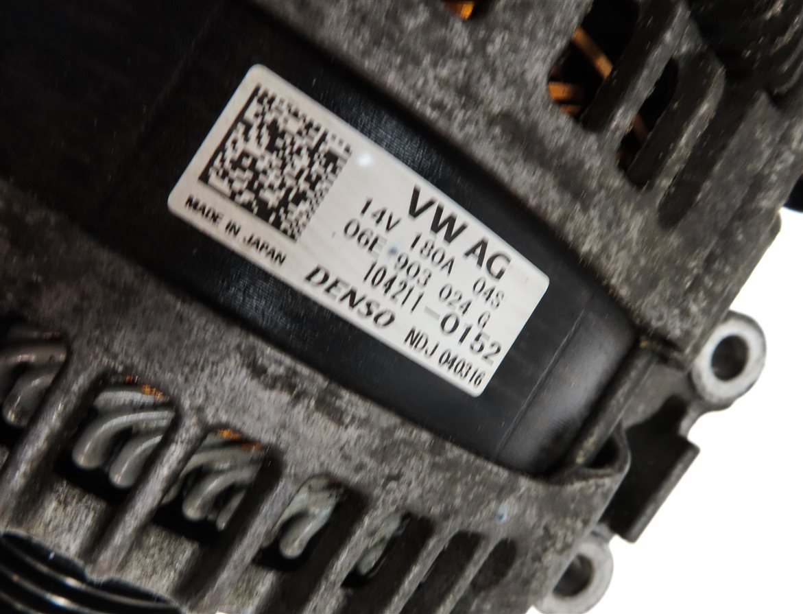 Thumbnail 7: 2017-2019 AUDI Q7 (4M) 3.0L SUPER SUPERCHARGED CREC ENGINE ALTERNATOR 180 AMP
