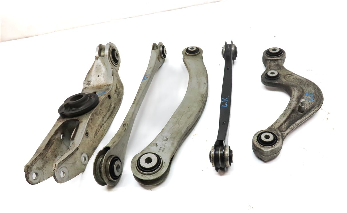 Thumbnail 2: 2017-2022 AUDI Q7 (4M) REAR LEFT DRIVER UPPER LOWER CONTROL ARM SET/5