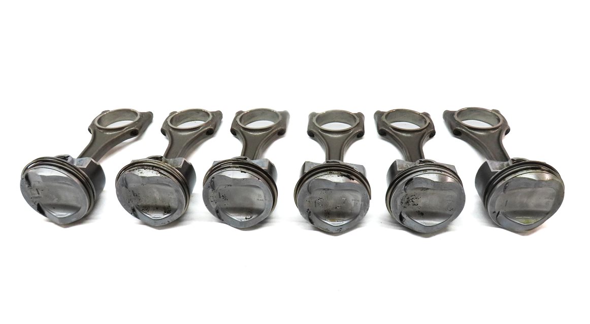 Thumbnail 2: 15-19 AUDI A6 A7 A8 Q7 (C7 D4 4H 4M) 3.0L SUPER PISTON & CONNECTING ROD SET 6