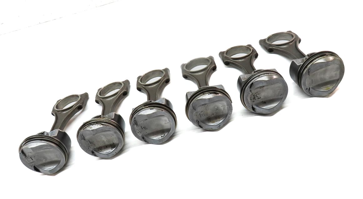 Thumbnail 3: 15-19 AUDI A6 A7 A8 Q7 (C7 D4 4H 4M) 3.0L SUPER PISTON & CONNECTING ROD SET 6