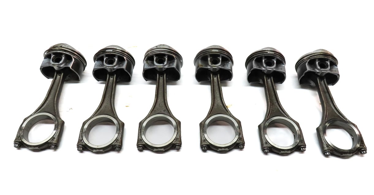 Thumbnail 4: 15-19 AUDI A6 A7 A8 Q7 (C7 D4 4H 4M) 3.0L SUPER PISTON & CONNECTING ROD SET 6
