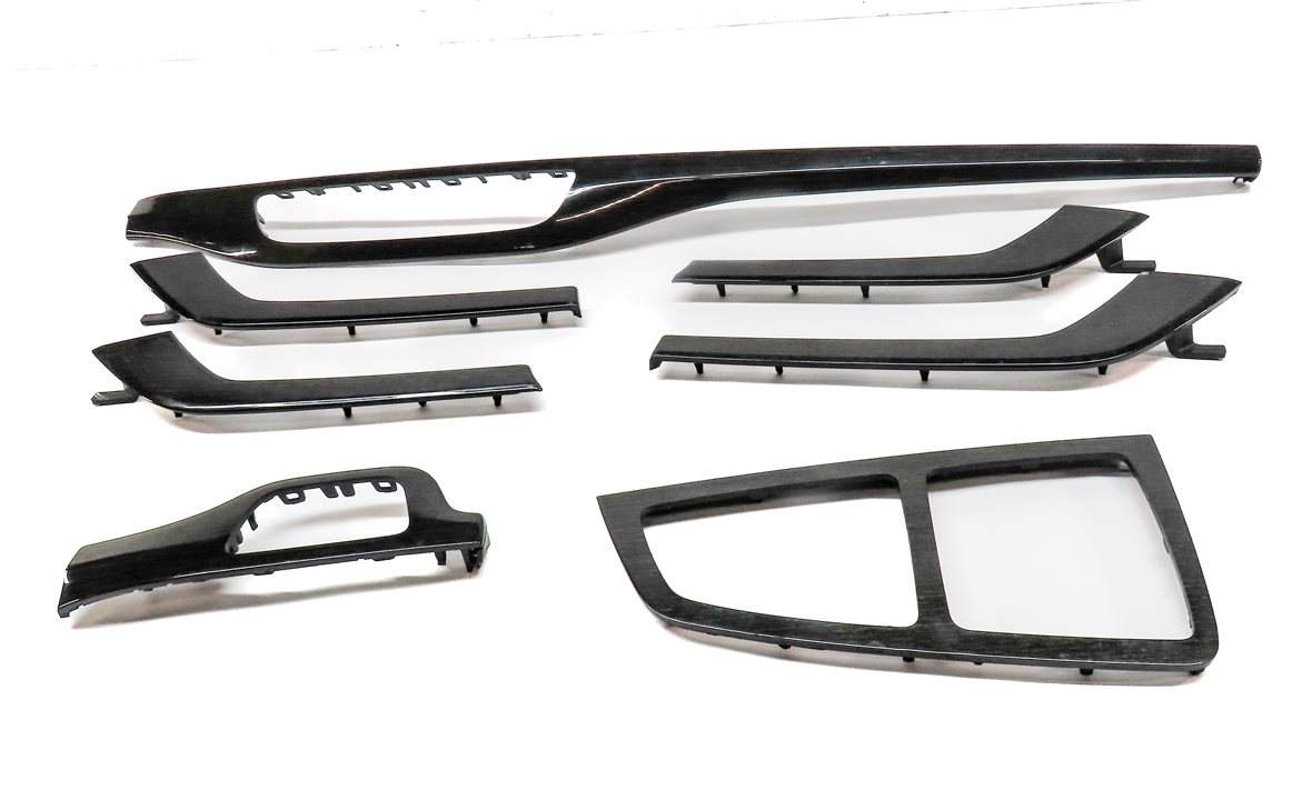 Thumbnail 2: 2017 AUDI Q7 (4M) INTERIOR DASH CONSOLE FRONT/REAR DOOR TRIM SET/ 7 (GRAY OAK)