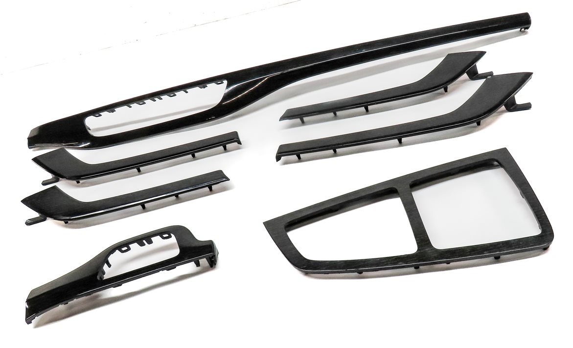 Thumbnail 3: 2017 AUDI Q7 (4M) INTERIOR DASH CONSOLE FRONT/REAR DOOR TRIM SET/ 7 (GRAY OAK)