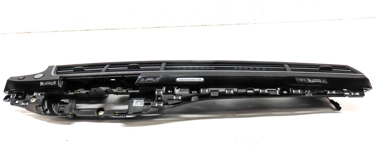Thumbnail 2: 17 AUDI Q7 (4M) FRONT RIGHT PASSENGER DASH HEAT AIR AC HVAC VENT w/ TRIM (BLACK)