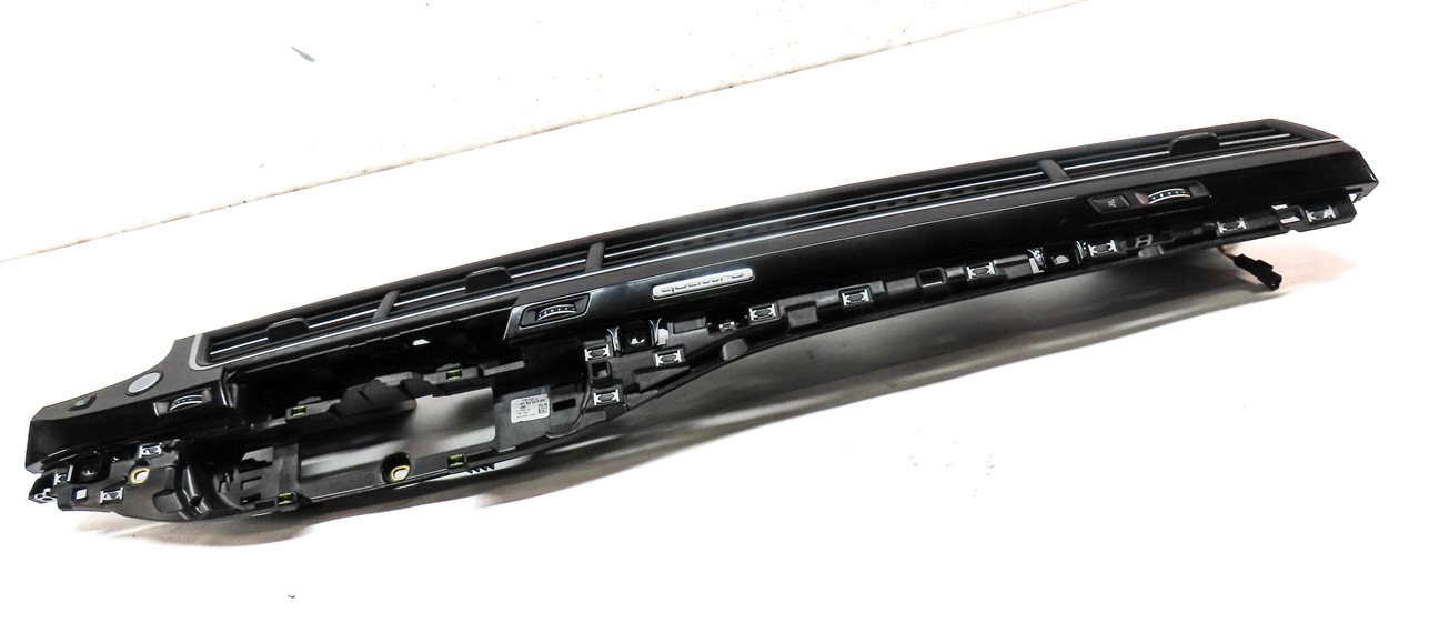 Thumbnail 3: 17 AUDI Q7 (4M) FRONT RIGHT PASSENGER DASH HEAT AIR AC HVAC VENT w/ TRIM (BLACK)