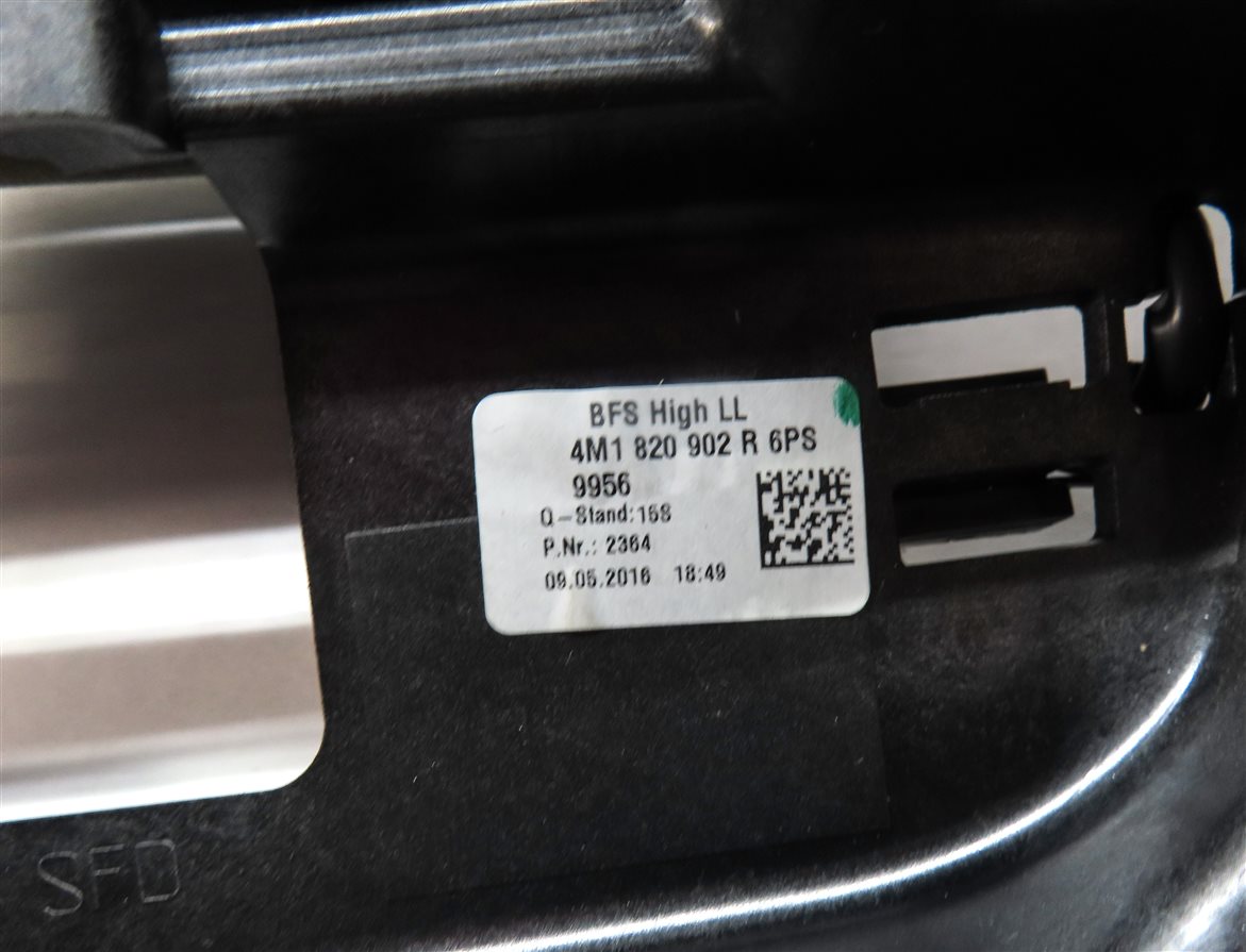 Thumbnail 7: 17 AUDI Q7 (4M) FRONT RIGHT PASSENGER DASH HEAT AIR AC HVAC VENT w/ TRIM (BLACK)