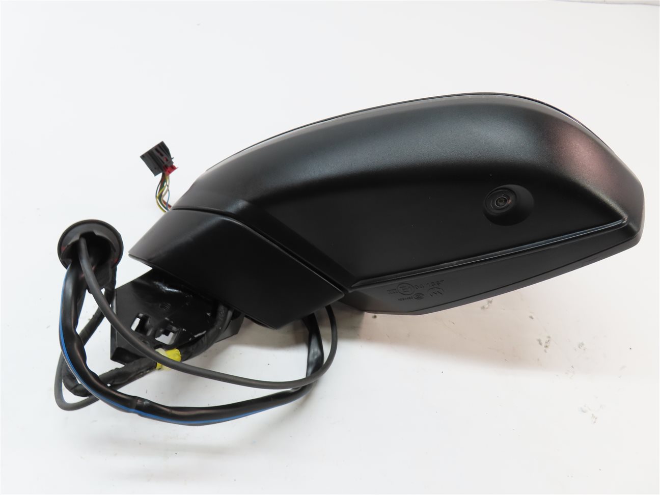 Thumbnail 3: 17-19 AUDI Q7 4M LEFT PFOLD BLIND SPOT MEMORY CAMERA HEATED DOOR MIRROR (BLACK)