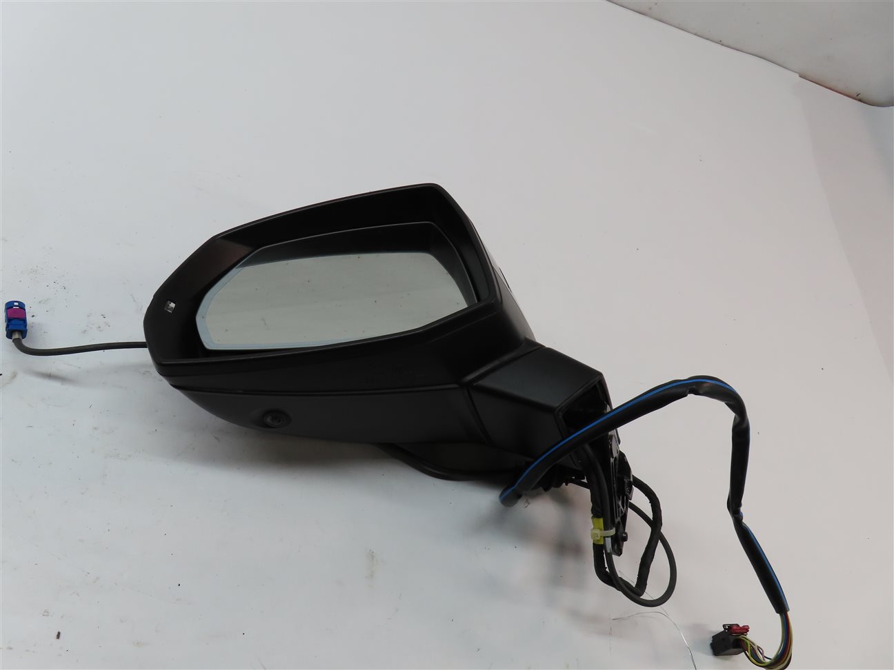 Thumbnail 5: 17-19 AUDI Q7 4M LEFT PFOLD BLIND SPOT MEMORY CAMERA HEATED DOOR MIRROR (BLACK)