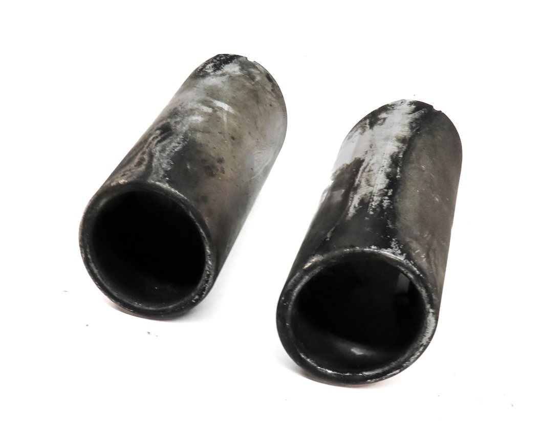 2013 BMW X3 (F25) REAR MUFFLER EXHAUST TRIM TIP SET (CHROME)