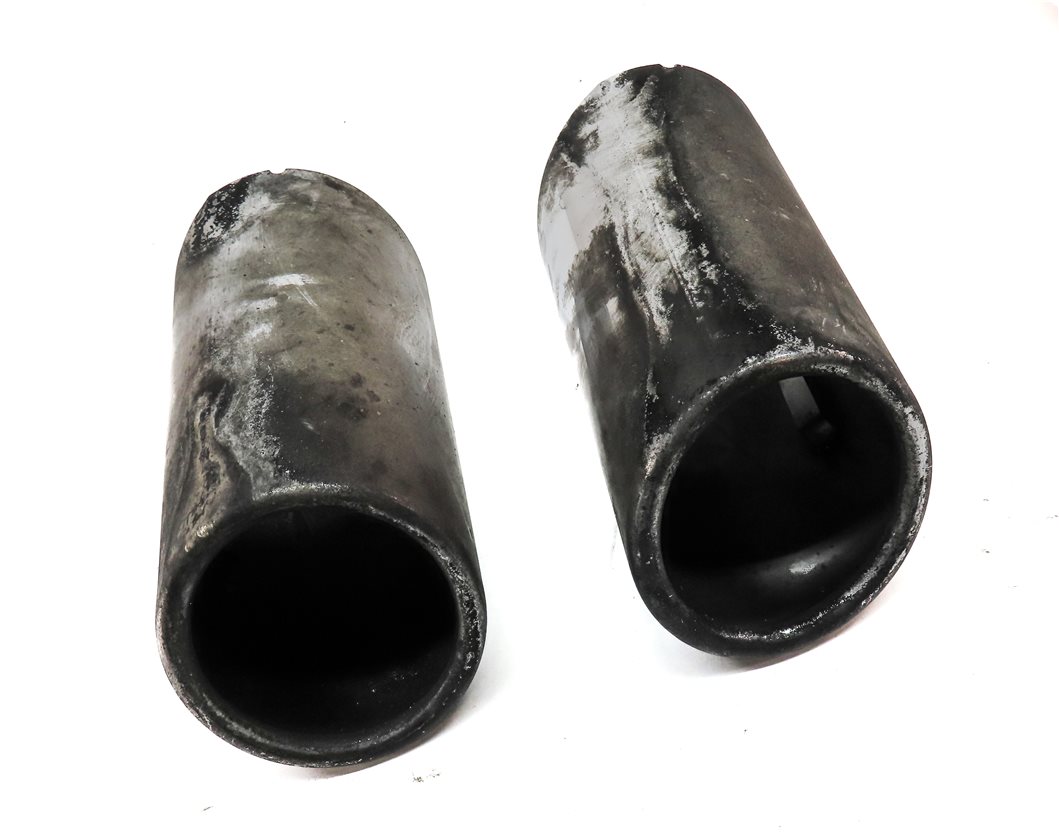 Thumbnail 3: 2013 BMW X3 (F25) REAR MUFFLER EXHAUST TRIM TIP SET (CHROME)