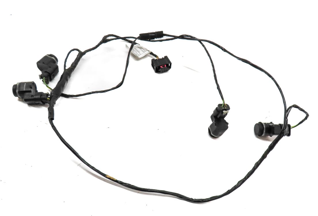 Thumbnail 1: 14 BMW X3 F25 REAR PARK ASSIST PDC DISTANCE CONTROL SENSOR SET/4 w/ WIRE HARNESS