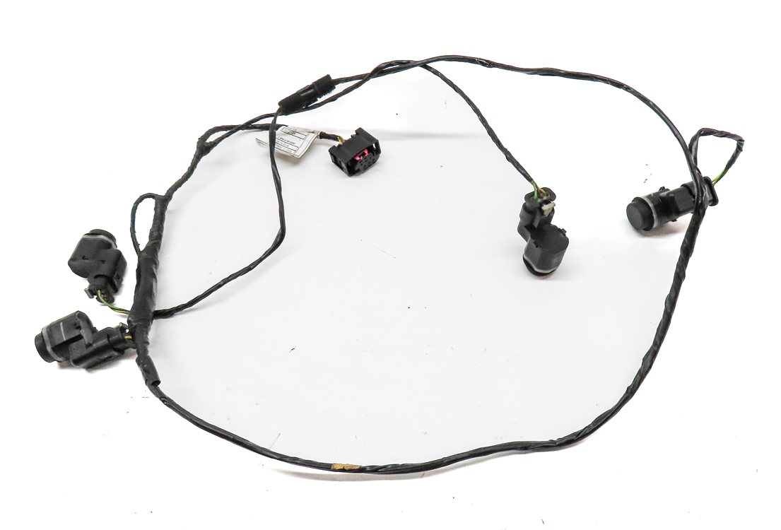 Thumbnail 2: 14 BMW X3 F25 REAR PARK ASSIST PDC DISTANCE CONTROL SENSOR SET/4 w/ WIRE HARNESS