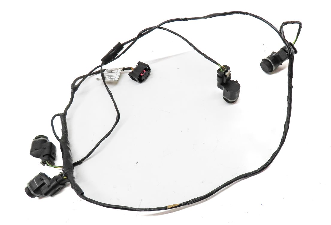 Thumbnail 3: 14 BMW X3 F25 REAR PARK ASSIST PDC DISTANCE CONTROL SENSOR SET/4 w/ WIRE HARNESS