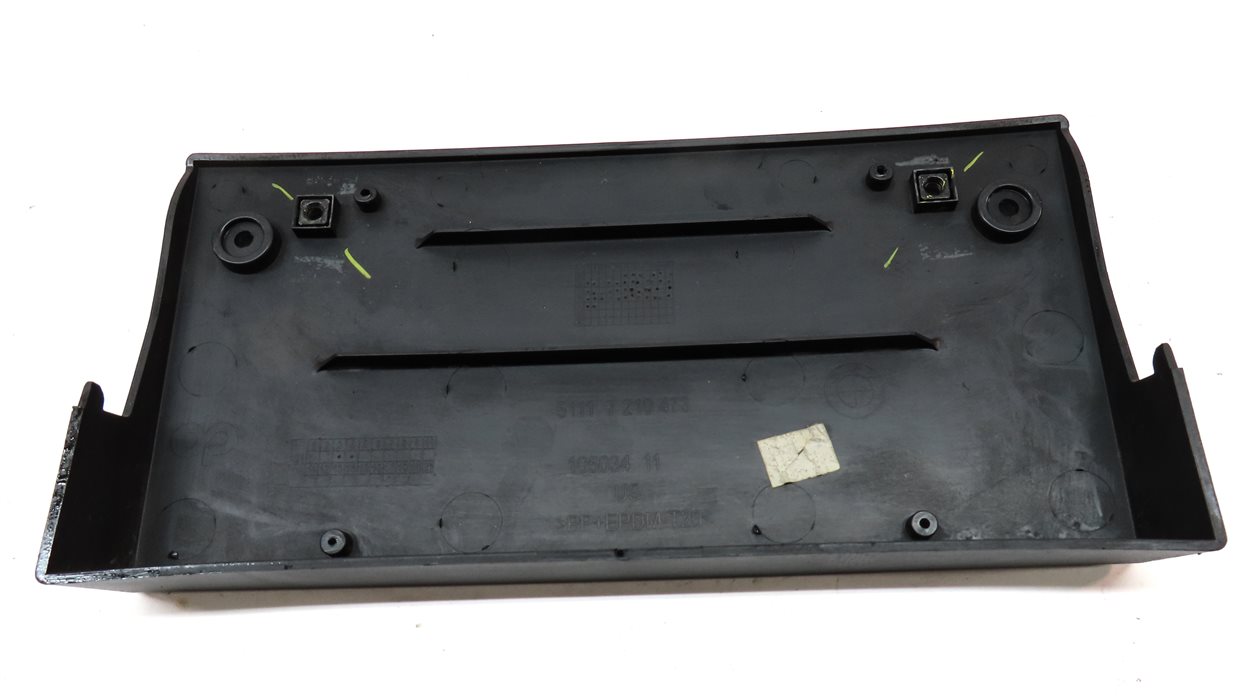 Thumbnail 5: 2014 BMW X3 (F25) FRONT LOWER BUMPER LICENSE PLATE MOUNT BRACKET (BLACK)