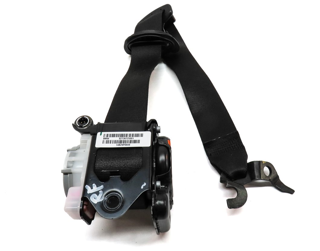 Thumbnail 4: 2011-2018 BMW X3 X4 (F25 F26) RIGHT FRONT PASSENGER SEATBELT RETRACTOR (BLACK)