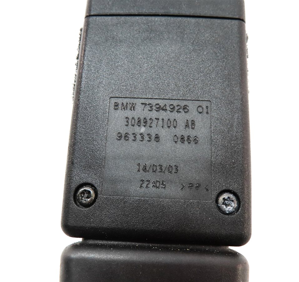 Thumbnail 6: 11-18 BMW X3 X4 (F25 F26) FRONT LEFT DRIVER or RIGHT PASSENGER SEATBELT RECEIVER