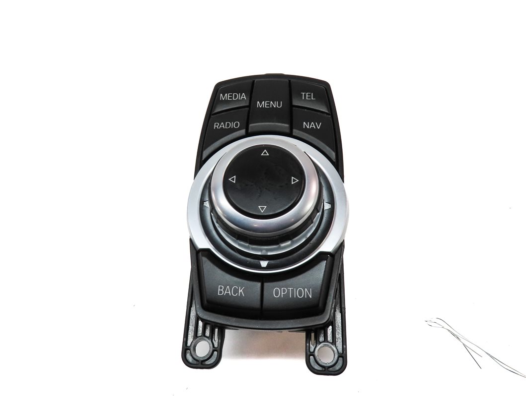 Thumbnail 2: 2014 BMW X3 (F25) FRONT CENTER iDRIVE MMI MEDIA CONTROL KNOB SELECTOR SWITCH