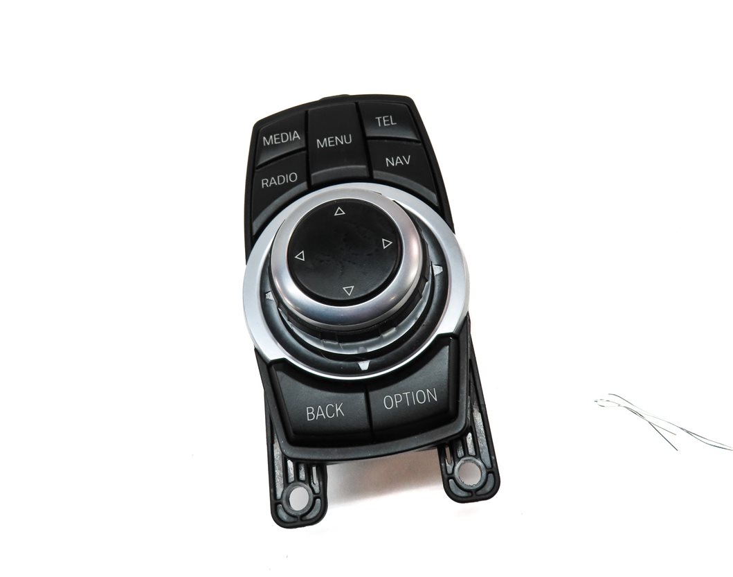 Thumbnail 3: 2014 BMW X3 (F25) FRONT CENTER iDRIVE MMI MEDIA CONTROL KNOB SELECTOR SWITCH