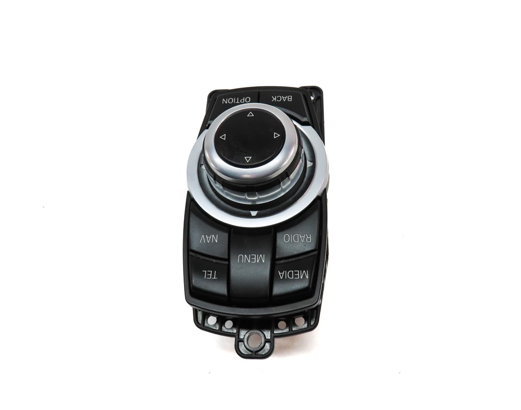 Thumbnail 4: 2014 BMW X3 (F25) FRONT CENTER iDRIVE MMI MEDIA CONTROL KNOB SELECTOR SWITCH
