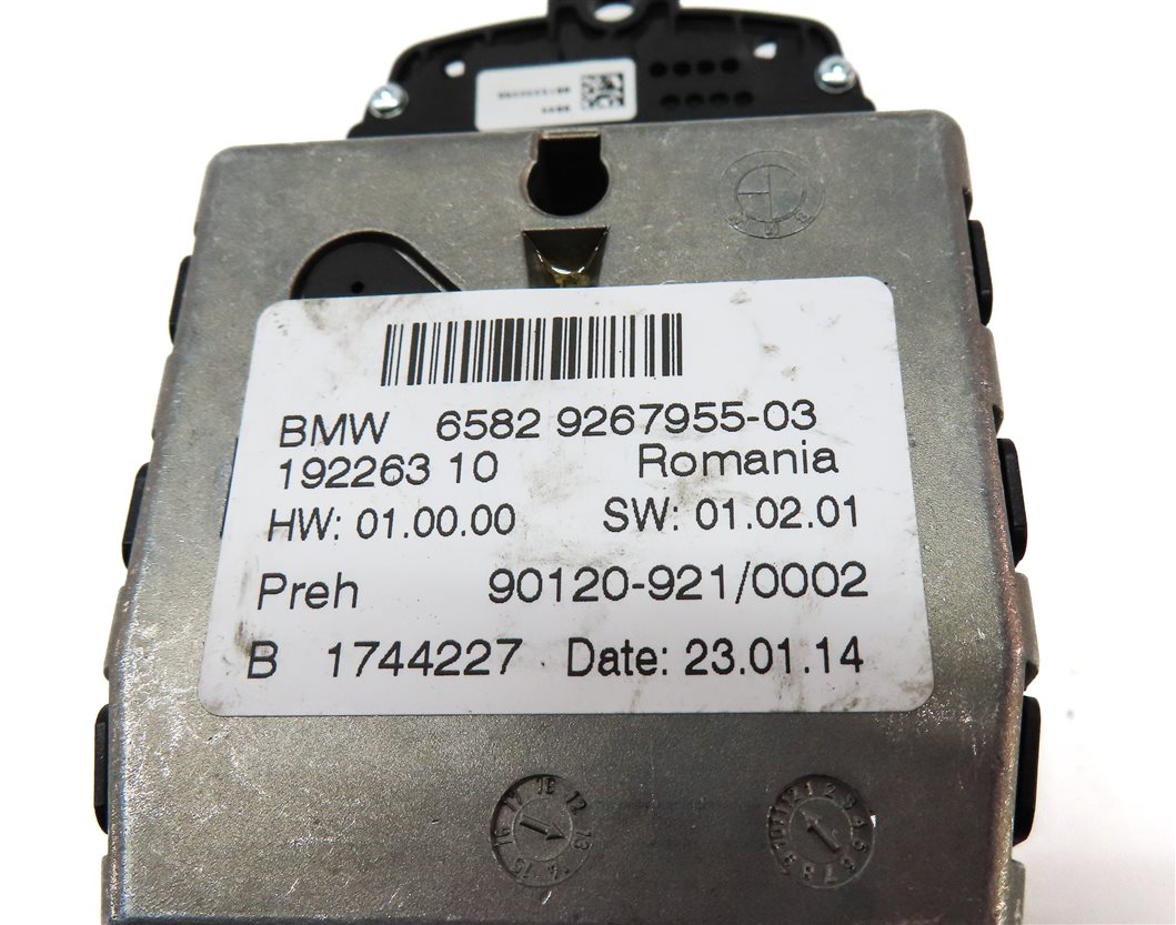 Thumbnail 6: 2014 BMW X3 (F25) FRONT CENTER iDRIVE MMI MEDIA CONTROL KNOB SELECTOR SWITCH