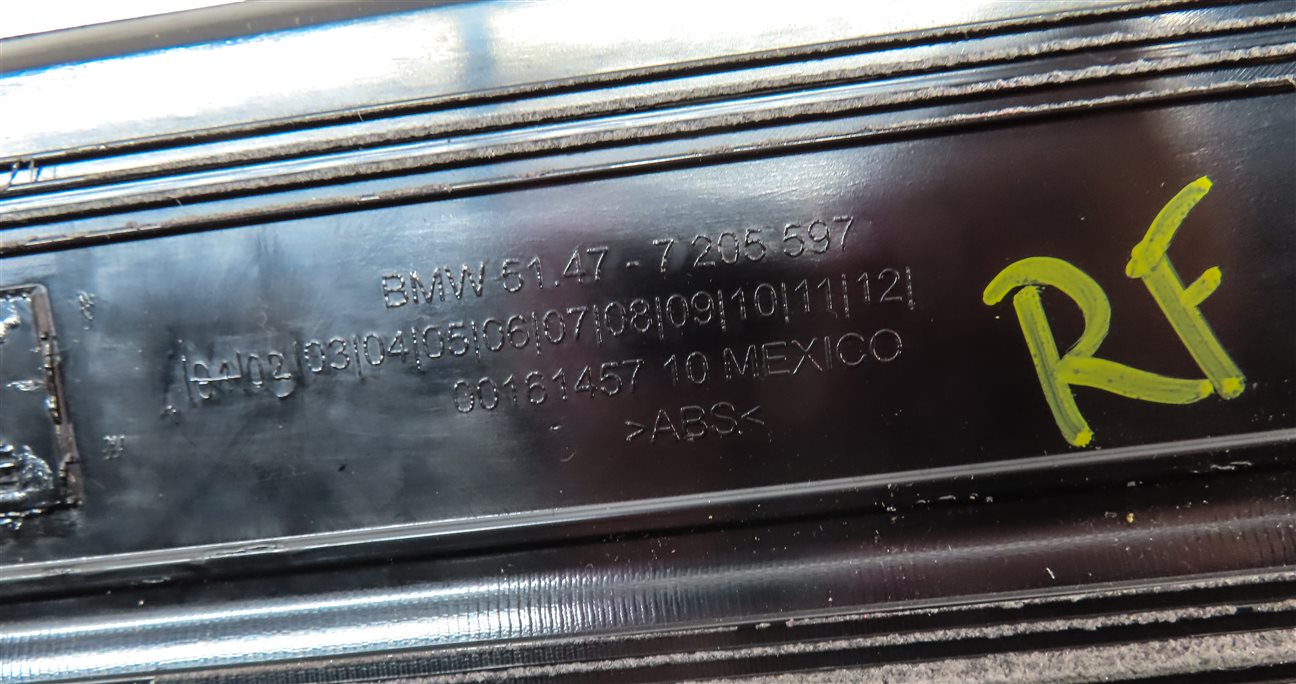 Thumbnail 13: 14 BMW X3 (F25) FRONT & REAR LEFT & RIGHT DOOR LOGO SILL TRIM SCUFF PLATE SET/4