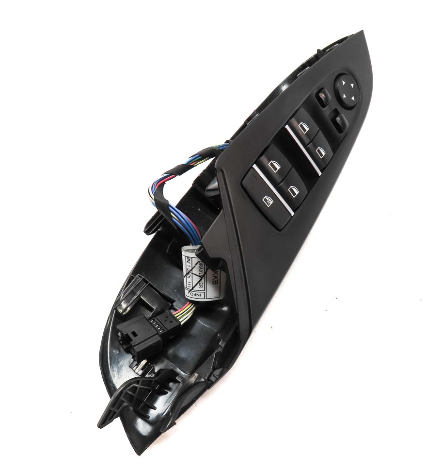 12-19 BMW 3 4 M3 X3 X4 SERIES FRONT LEFT DRIVER WINDOW SWITCH P-FOLD (BLACK)