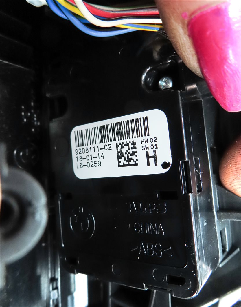 Thumbnail 7: 12-19 BMW 3 4 M3 X3 X4 SERIES FRONT LEFT DRIVER WINDOW SWITCH P-FOLD (BLACK)