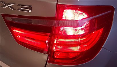 Thumbnail 2: 11-17 BMW X3 (F25) RIGHT PASSENGER OUTER INCANDESCENT TAILLIGHT LAMP (OPT 522)