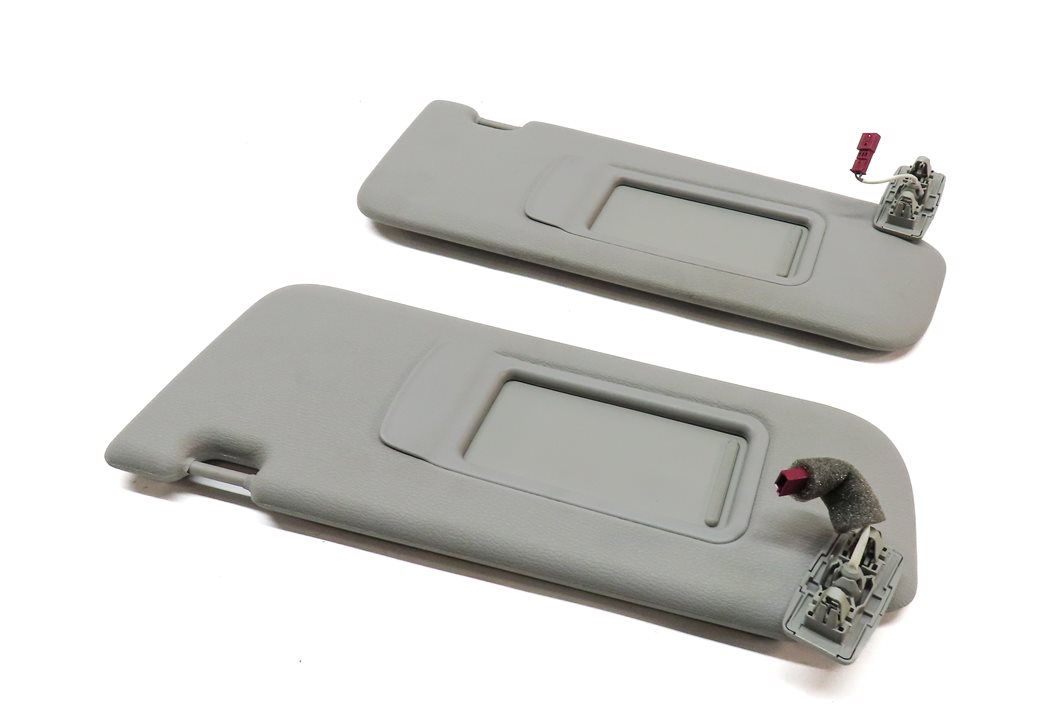 2011-2018 BMW X3 X4 (F25 F26) FRONT LEFT & RIGHT SUNVISOR SHADE SET (GRAY)