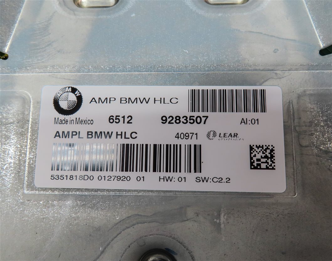 Thumbnail 5: 2011-2014 BMW X3 (F25) RADIO STEREO HiFi AUDIO AMP AMPLIFIER (LEAR)