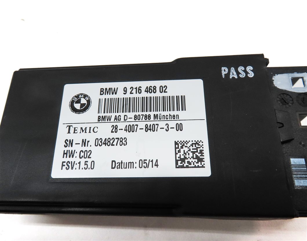 Thumbnail 4: 10-19 328i 330i 335i 530i 535i 550i 740i 750i FRONT OR REAR HEATED SEAT MODULE