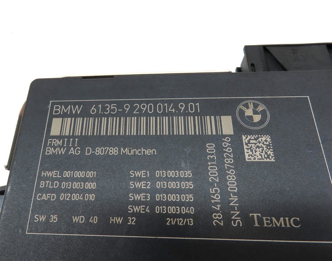Thumbnail 4: 10-17 BMW 5 6 7 M5 X3 X4 (F06 F10 F12 F25 F26) FRM III BODY LIGHT CONTROL MODULE