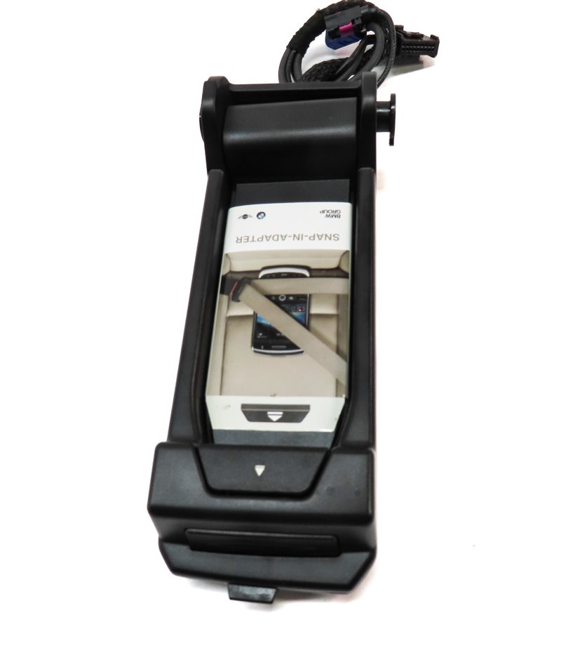 Thumbnail 4: 2014 BMW X3 (F25) FRONT CENTER CONSOLE CELL PHONE SNAP IN CRADLE CHARGER HOLDER