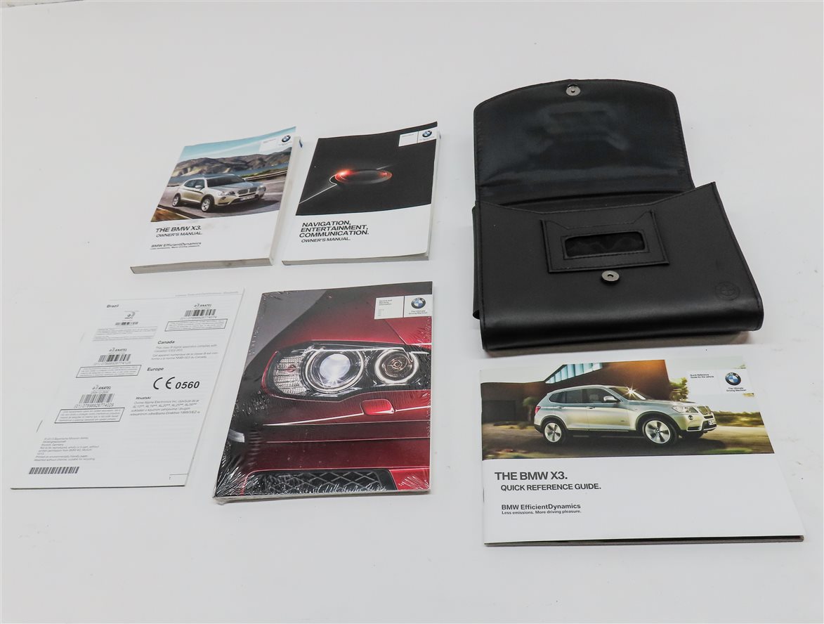 Thumbnail 2: 2014 BMW X3 (F25) 3.0L TURBO (N55) ENGINE OWNERS MANUAL BOOKLET SET/6 w/ CASE
