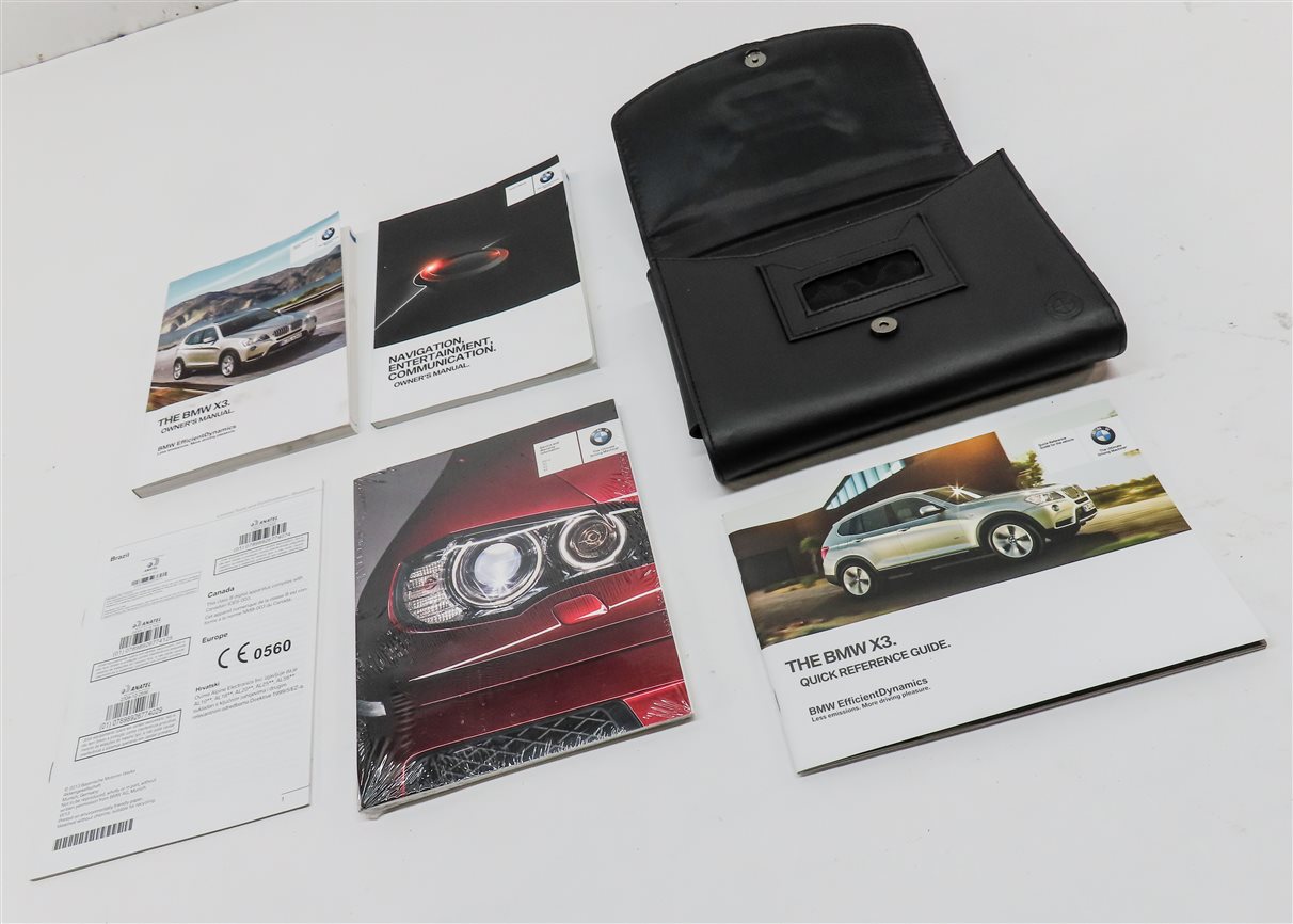 Thumbnail 3: 2014 BMW X3 (F25) 3.0L TURBO (N55) ENGINE OWNERS MANUAL BOOKLET SET/6 w/ CASE