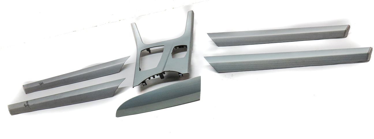 Thumbnail 3: 2014 BMW X3 (F25) INTERIOR DASH DOOR CONSOLE TRIM SET/6 (ALUMINUM)
