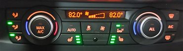 Thumbnail 2: 11-14 BMW X3 (F25) FRONT HEATER A/C TEMPERATURE CLIMATE CONTROL w/ HEATED SEAT