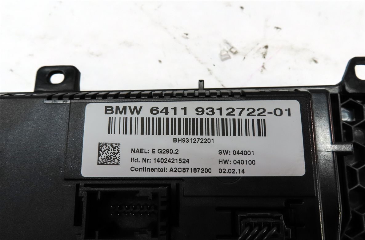 Thumbnail 7: 11-14 BMW X3 (F25) FRONT HEATER A/C TEMPERATURE CLIMATE CONTROL w/ HEATED SEAT