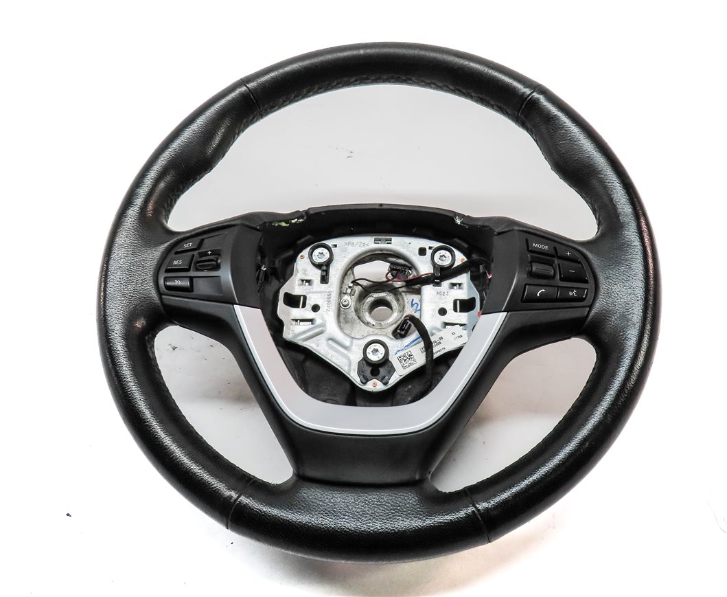 Thumbnail 2: 11-18 BMW X3 X4 (F25 F26) HEATED SPORT 3 SPOKE STEERING WHEEL & SWITCHES (BLACK)