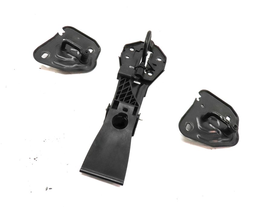 2017 AUDI A6 (C7 4G) FRONT HOOD BONNET LID SAFETY HOOK RELEASE CATCH LATCH SET/3