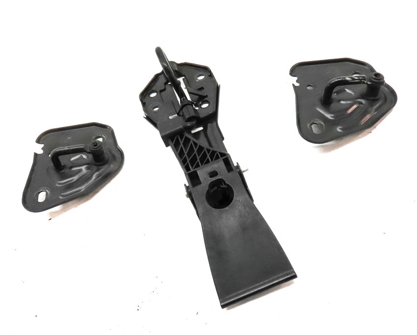 Thumbnail 3: 2017 AUDI A6 (C7 4G) FRONT HOOD BONNET LID SAFETY HOOK RELEASE CATCH LATCH SET/3